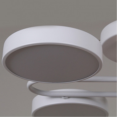 Потолочная люстра 03322-0.3-06 WH+WOOD