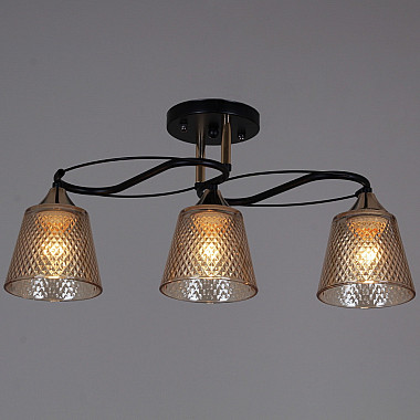 Потолочная люстра 06087-0.3-03 BK+FG
