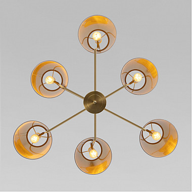 Потолочная люстра Topanga 60173/6 латунь Smart