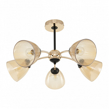 Потолочная люстра Napoli-329007 329007/5 GD.BK