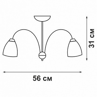 Потолочная люстра Vitaluce V3736-9/5PL