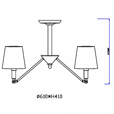 Потолочная люстра Rivoli Buono 2048-303 Б0044415