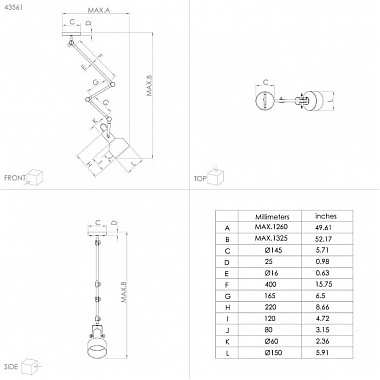 Спот Takeley 43561