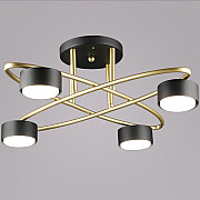 Потолочная люстра 06658-0.3-04 GD+BK GX53