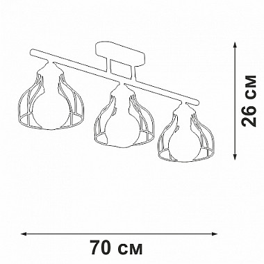 Потолочная люстра V4819-1/3PL