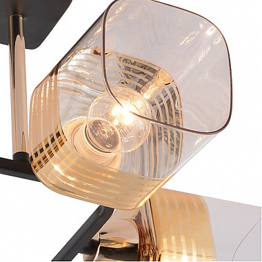 Потолочная люстра 01615-0.3-04 BK+FGD