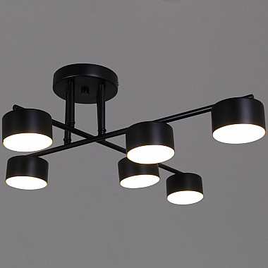 Потолочная люстра 03725-0.3-06 BK GX53