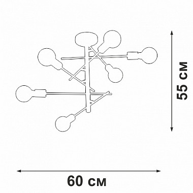 Потолочная люстра V3974-1/6PL