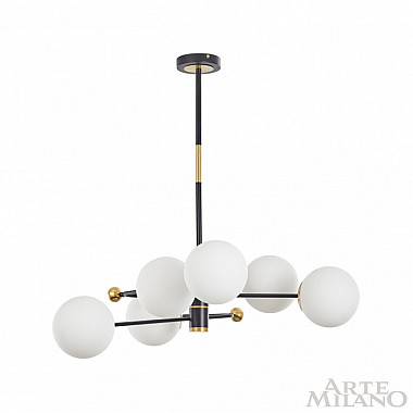 Потолочная люстра 272708/6 BK/GD