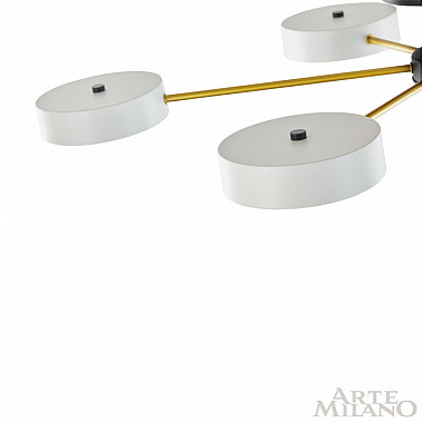 Потолочная люстра Ferrara 252006/5 Bk/Wh