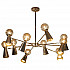 Подвесная люстра Loft IT Halley 10046/10 Gold