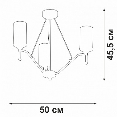 Потолочная люстра V4964-9/3PL