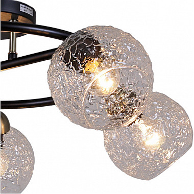 Потолочная люстра IL0296-5CSQ-79 BK AB