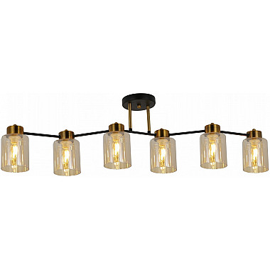 Потолочная люстра IL6111-6COU-79 BK GD