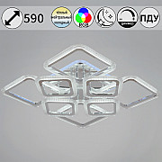 Потолочная люстра 09826-3.3-4+4C CR (RGB)