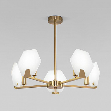 Потолочная люстра Marble 60158/5 латунь
