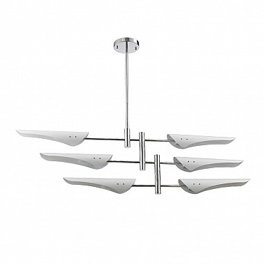 Подвесная люстра Crystal Lux Rafael SP6 Chrome