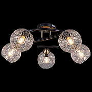 Потолочная люстра IL0296-5CSQ-79 BK AB