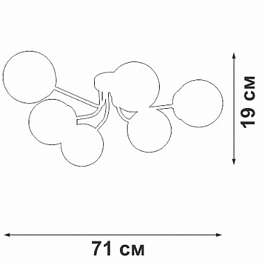 Потолочная люстра V4997-1/6PL