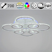 Потолочная люстра 09812-3.3-4+4A WH (RGB)