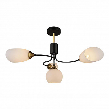 Потолочная люстра IMEX MD.3862-4-S BK+CP