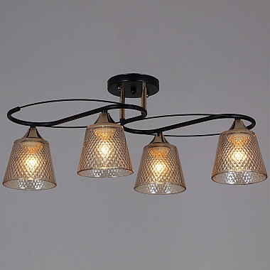Потолочная люстра 06087-0.3-04 BK+FG