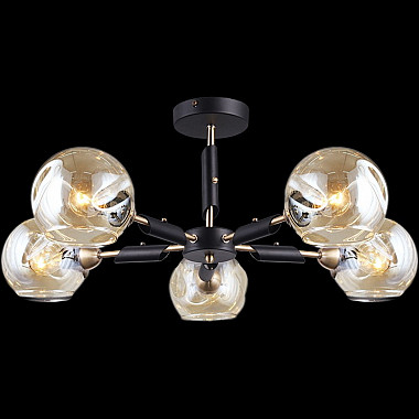 Потолочная люстра IL9474-5CSQ-79 BK AB