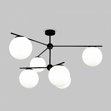 Потолочная люстра Marbella 60147/6 черный Smart