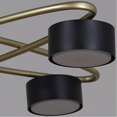 Потолочная люстра 06658-0.3-04 GD+BK GX53