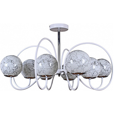 Потолочная люстра 01269-0.3-08B WH+CR