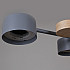Потолочная люстра 03758-0.3-06 GREY+WOOD GX53