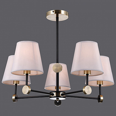 Потолочная люстра IL0394-5CSQ-24 BK AB CASTOR