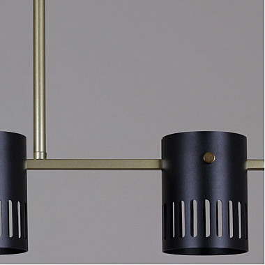 Потолочная люстра 06675-0.3-03 GD+BK GX53