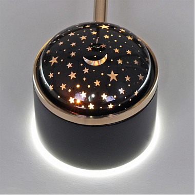 Потолочная люстра 13289-4.3-06 BK+GD CR