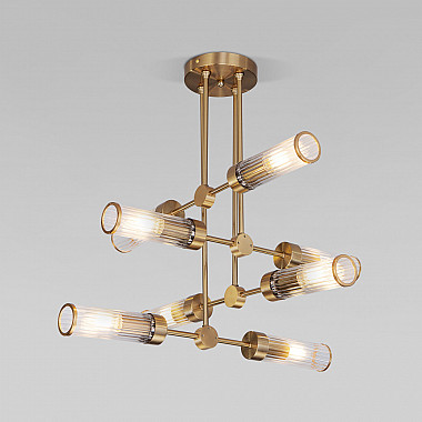 Потолочная люстра Oriens 60166/8 латунь Smart