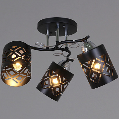 Потолочная люстра 08267-0.3-03 BK+CR