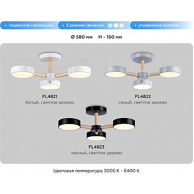 Потолочная люстра Comfort FL4823