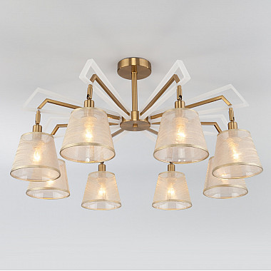 Потолочная люстра Alicante 60082/8 золотая бронза
