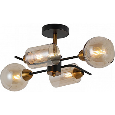 Потолочная люстра IL8243-4COU-79 BK BR