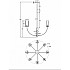 Потолочная люстра Arco MOD223PL-08BS