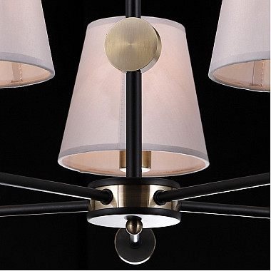 Потолочная люстра IL0394-5CSQ-24 BK AB CASTOR