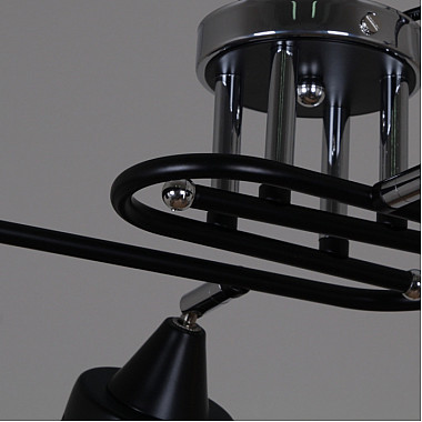 Потолочная люстра 70052-3.3-04 CR+BK