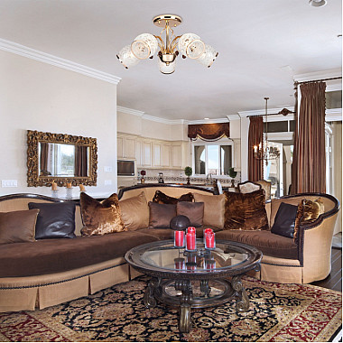 Потолочная люстра 30026/5 золото