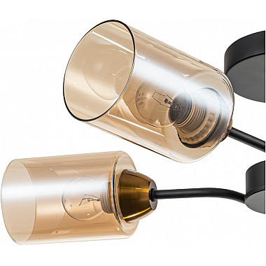 Потолочная люстра Vertigo 1131/4P Black/Gold