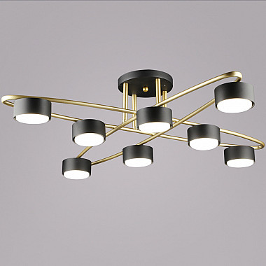 Потолочная люстра 06658-0.3-08 GD+BK GX53