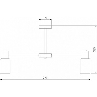 Потолочная люстра Vegga 70160/8 хром Smart