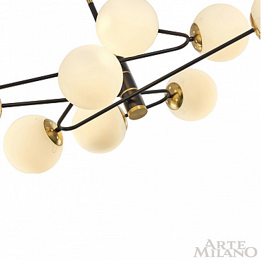 Потолочная люстра 272708/9 BK/GD