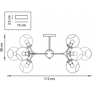 Потолочная люстра Beta 785083