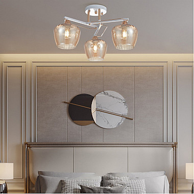 Потолочная люстра AMALFI 329508/3 WH+FG