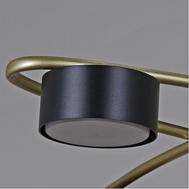 Потолочная люстра 06658-0.3-08 GD+BK GX53